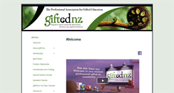 Desktop Screenshot of giftednz.org.nz